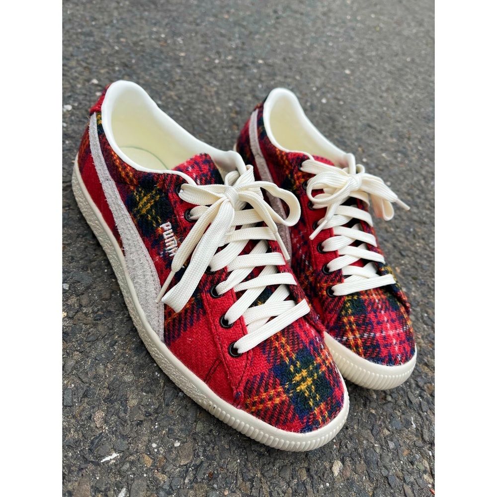 PUMA • Suede VTG Harris Tweed Sneakers